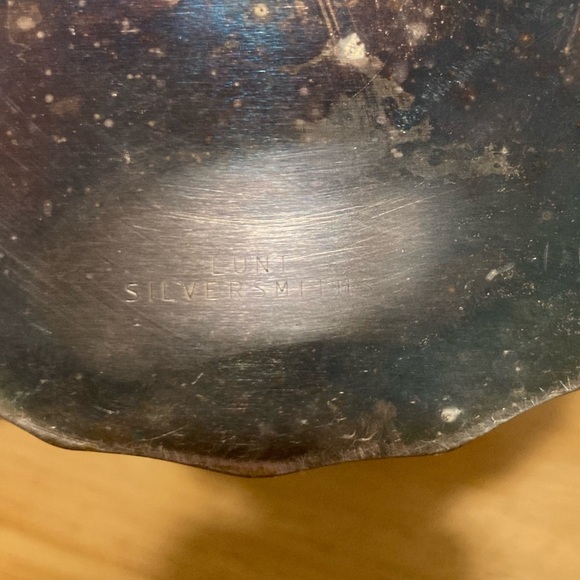 1960s Lunt Silver Plate Coffee Pot Mid Century Vintage - Picture 16 of 16